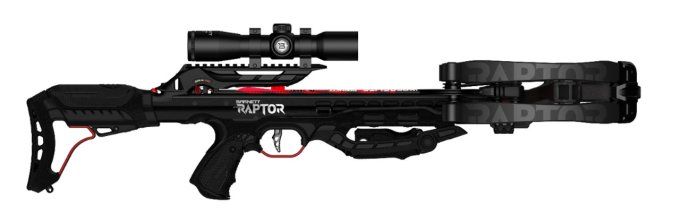 Arbalète Barnett Hyper Raptor 205 LBS + Lunette + Traits