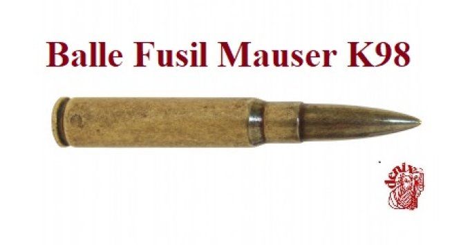 Réplique  balles  Fusil Mauser K98