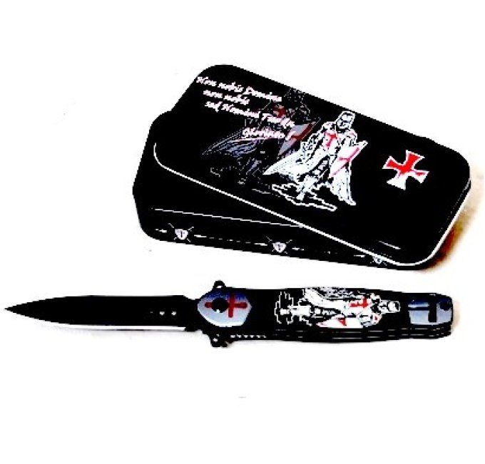 Coffret Couteau Pliant Templier