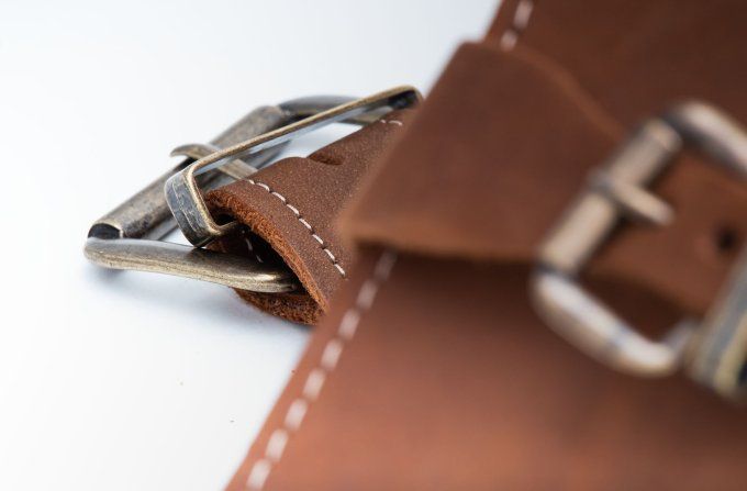 Ceinturon holster (BUSCADERO  PIETTA) Marron pour 1 revolver western