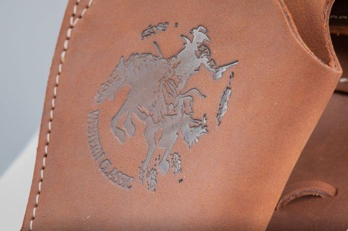 Ceinturon holster (BUSCADERO  PIETTA) Marron pour 1 revolver western