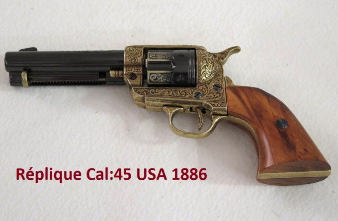 Réplique revolver Marine Cal.45  USA 1886