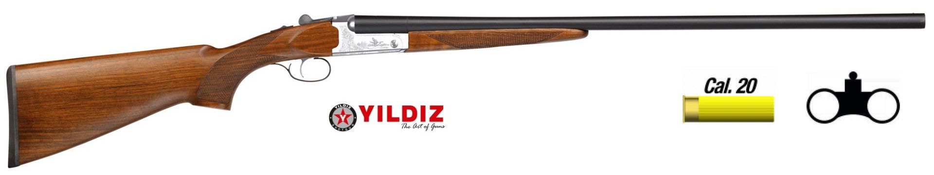 Fusil  YILDIZ  Juxtaposé Elegant A5  *  Cal 20/76