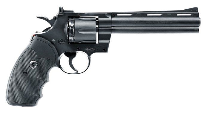 Revolver  Colt python 357 – 11.40 pouces  au Co2  / Cal 4.5  plomb & Billes Acier