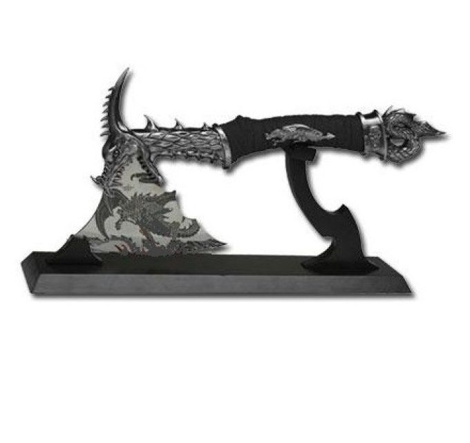 Dague fantaisie Hache décoré Dragon