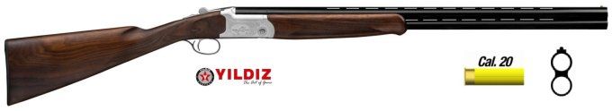 Fusil  YILDIZ  Superposé Extracteur  Plaine  *  Cal 20/76 crosse anglaise