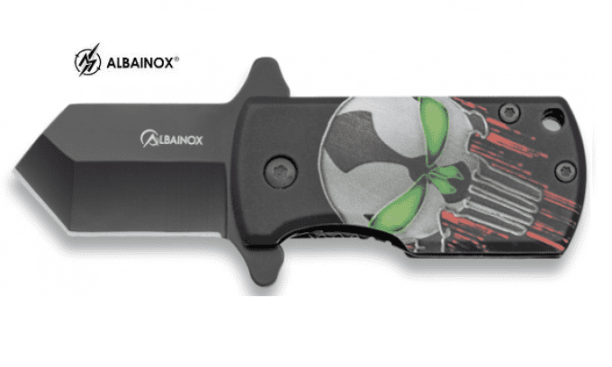 Couteau Pliant mini Punisher 3D  Lame de 4 cm