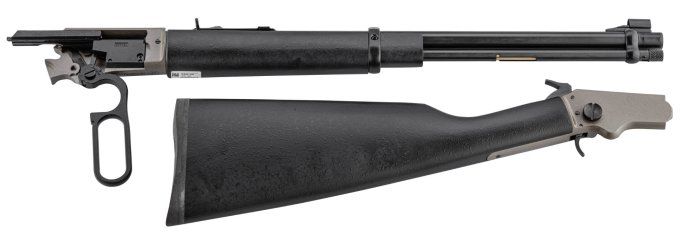 Carabine Chiappa LA322  Mod. Winchester Kodiak  Canon & Crosse noire 22Lr à levier sous garde