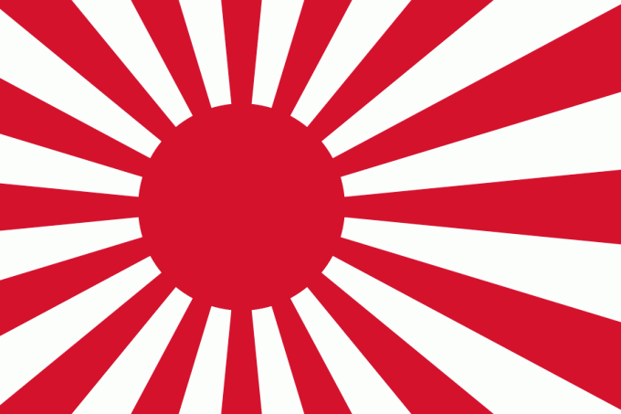 Drapeau nylon Guerre du Japon