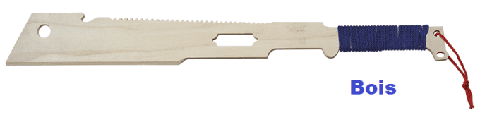 Machette  bleu  de  53 cm