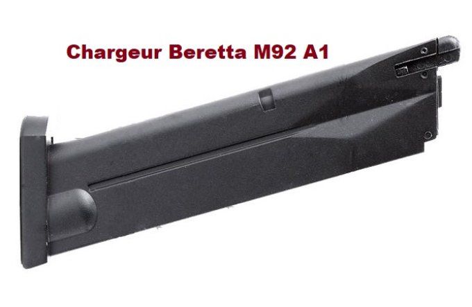 Chargeur pour  Beretta M92 A1   Co2  Billes Acier Cal 4.5