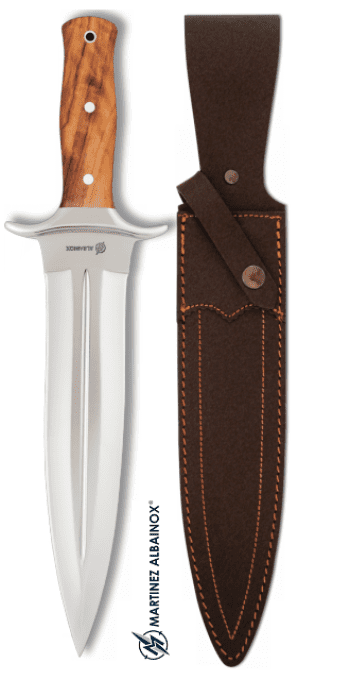 Couteau de chasse 36 cm manche bois d’Olivier