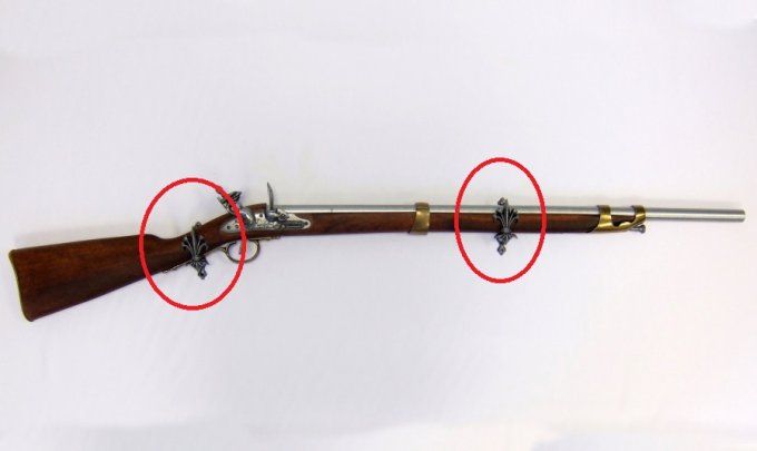 Support Mural Fleur de Lys gris