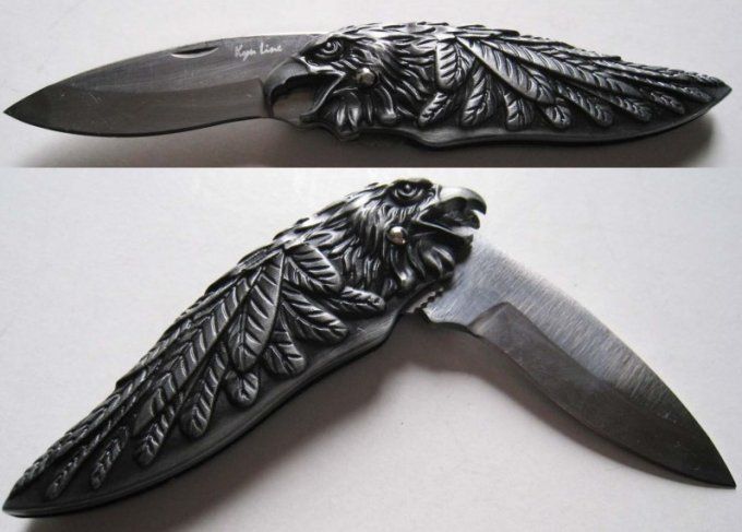 Couteau Pliant Aigle Lame de 6 cm