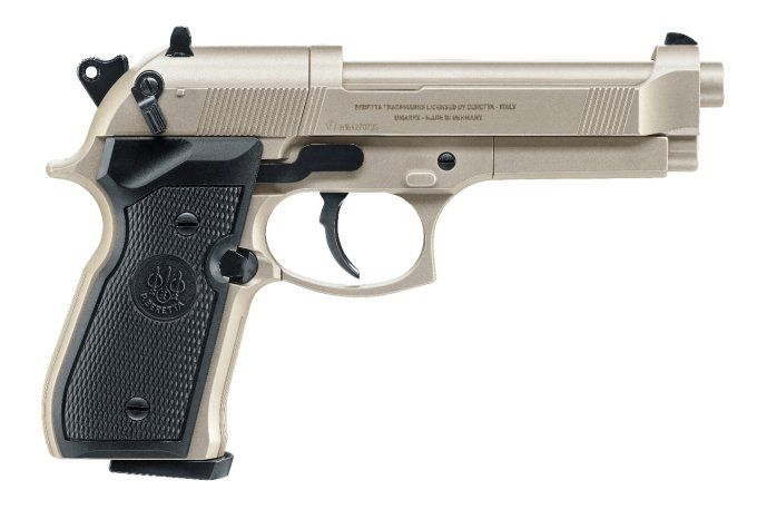 Beretta M92 FS NICKELE  Cal. 4.5 mm Plombs diabolo