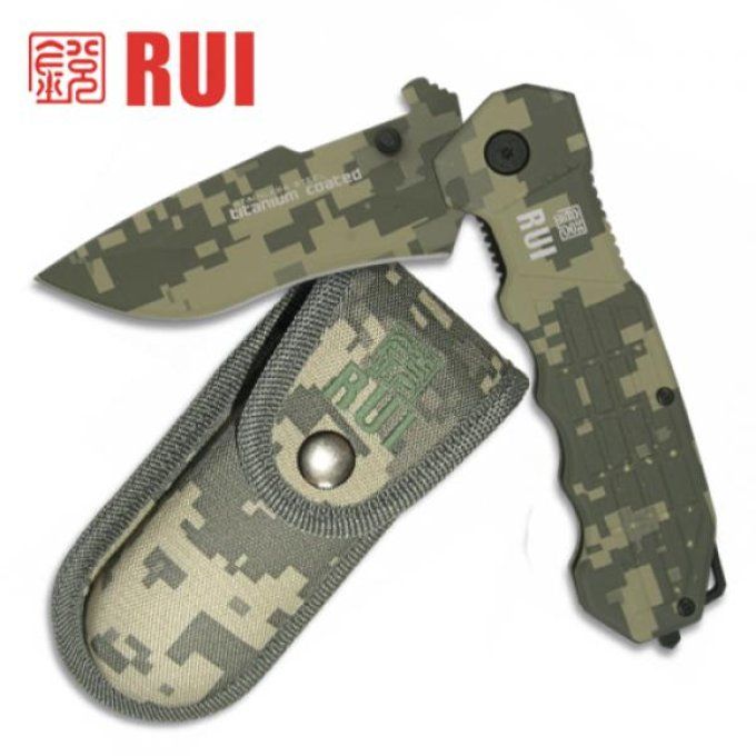 Couteau Pliant Camouflage RUI