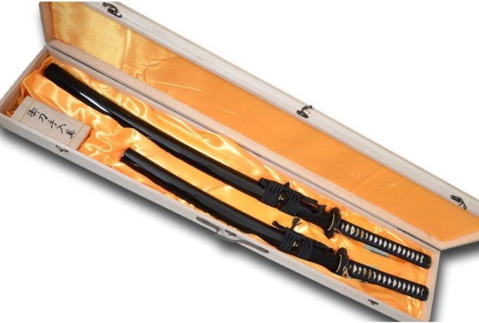Katana & wakisashi  lame maru set complet