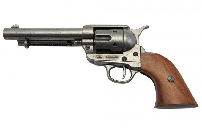 Revolver  Gris  mat  Réplique