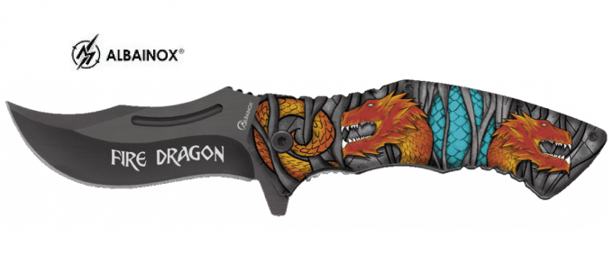 Couteau pliant Fire Dragon lame de 8.5 cm