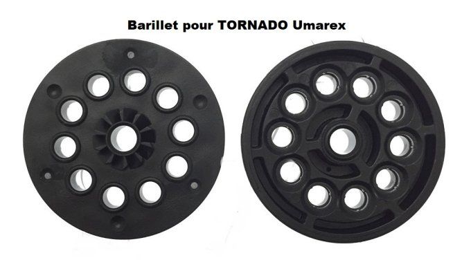 Barillet pour TORNADO  / Cal 4.5 Billes Acier