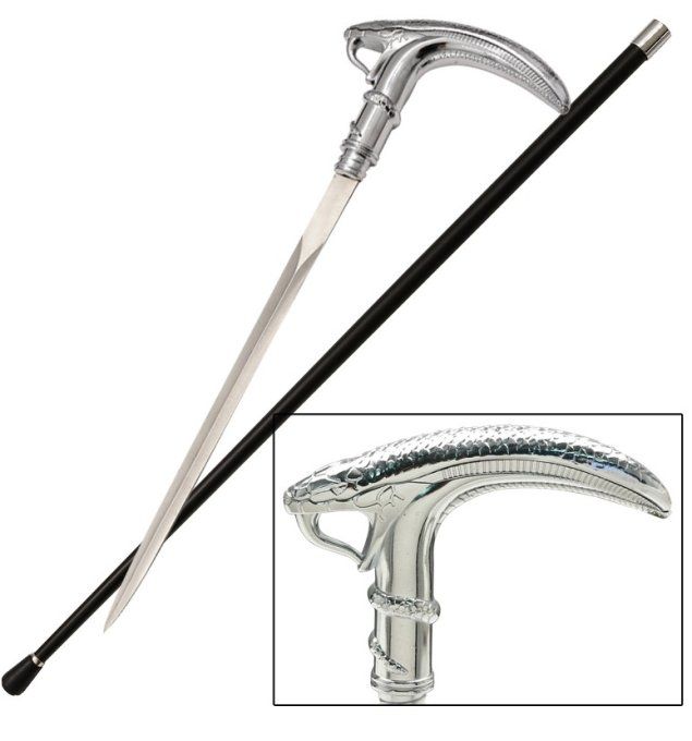 Canne épée Tëte Anaconda