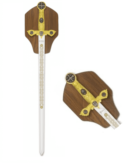 Epée d’ornement ALBA doré de 74.5 cm