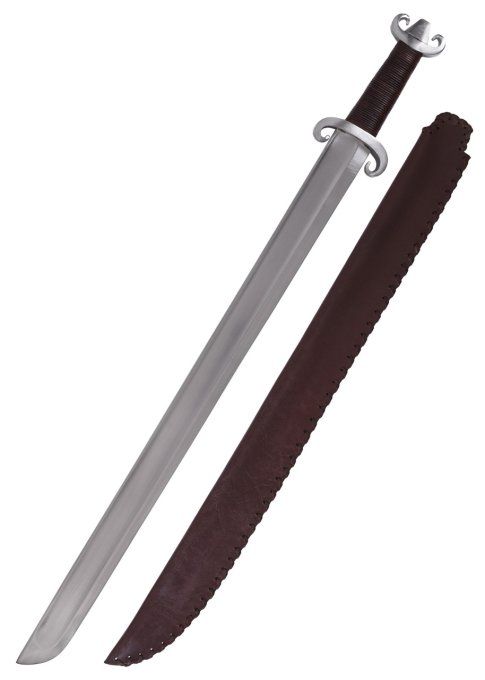 Epée de Frappe Viking- Langsax Petersen typeG avec fourreau cuir