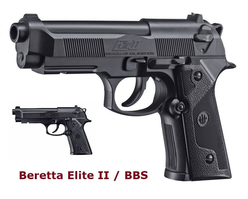 Pistolet Co2 Beretta elite II  Cal 4.5 BB