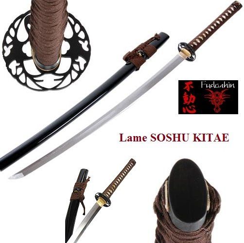 Katana Saruta-hiko Brun Lame SOSHU KITAE