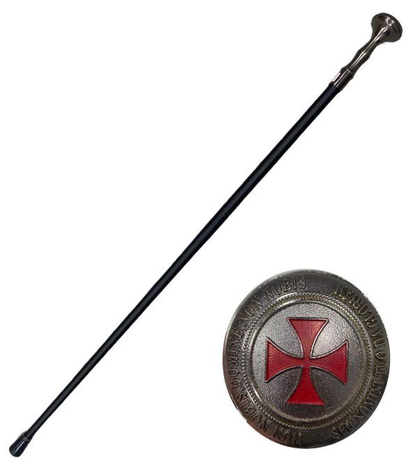 Canne épée templier Grise