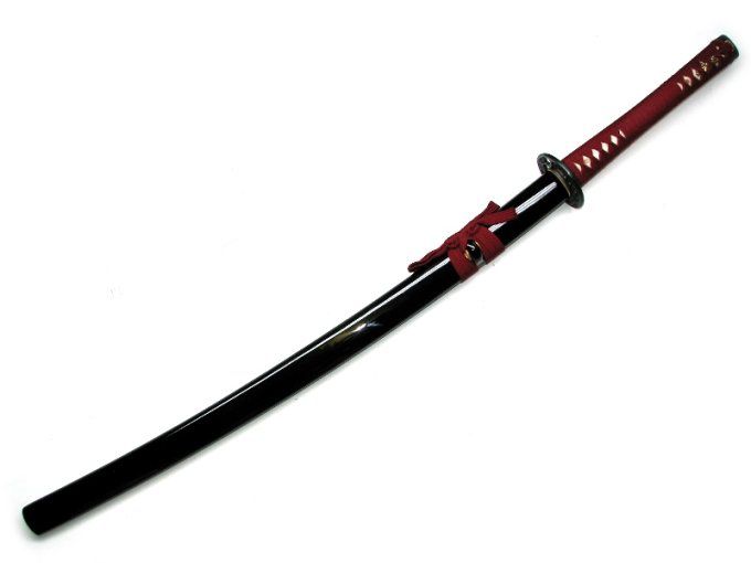 Katana Lame MARU ( noir et rouge )