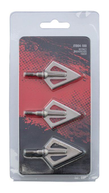 Pointes de  flèches fixed blade broadheads instinct 100 gr
