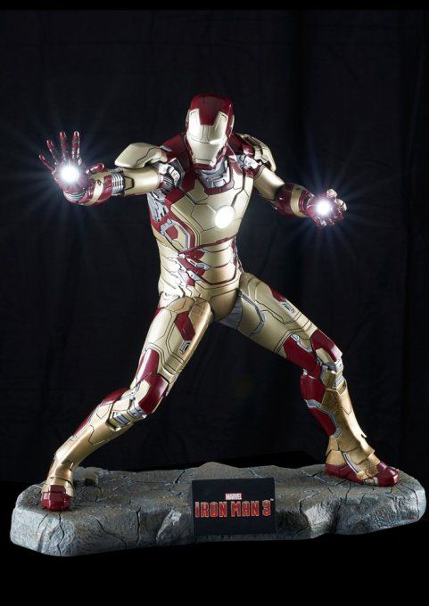 Statue Iron Man 3 Taille 52 cm Statuette Marvel Comics