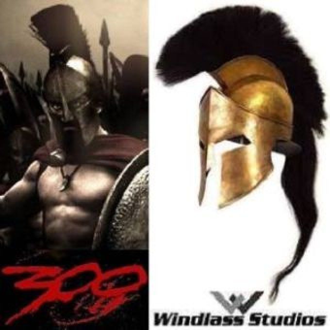 Casque Spartiate Roi LEONIDAS