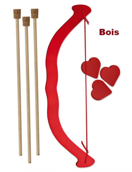 Arc  en bois rouge  45 cm