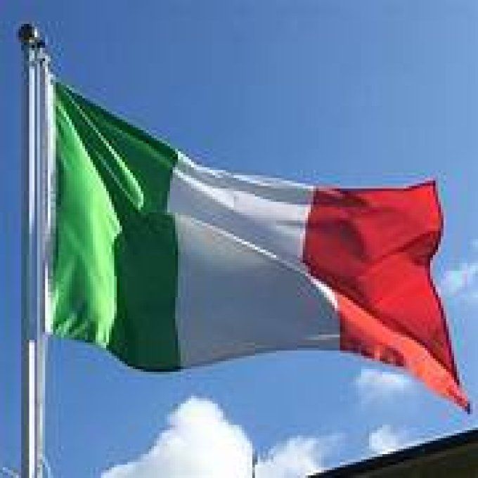 Drapeau nylon Italie  de 150 x 90