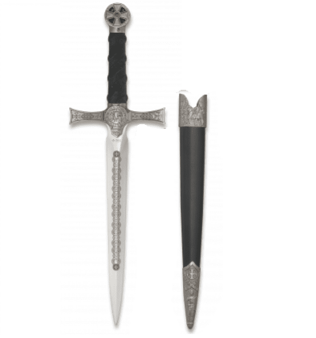 Dague d’ornement templier  de 35.5 cm