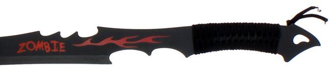 Machette Zombie de 72 cm