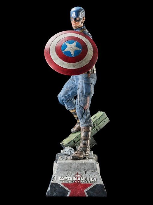 Statue Captain America Taille 63 cm Statuette Marvel Comics