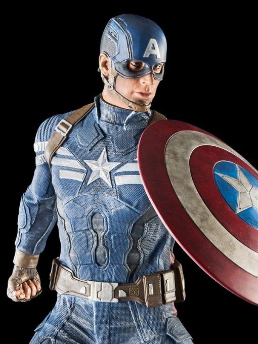 Statue Captain America Taille 63 cm Statuette Marvel Comics