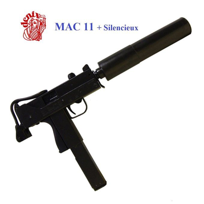 INGRAM MAC 11 avec SILENCIEUX