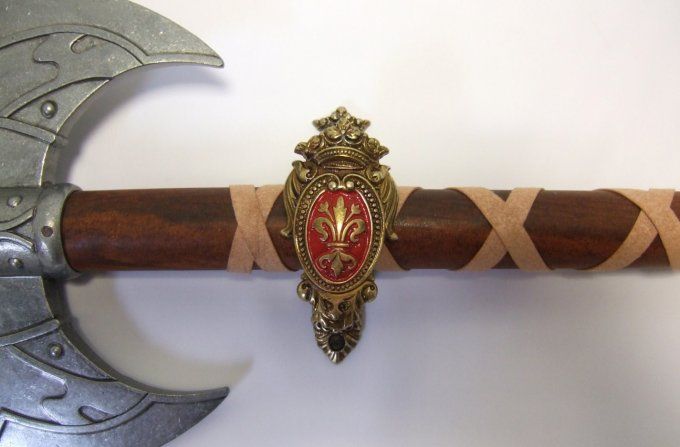 Support Mural Fleur de Lys Rouge