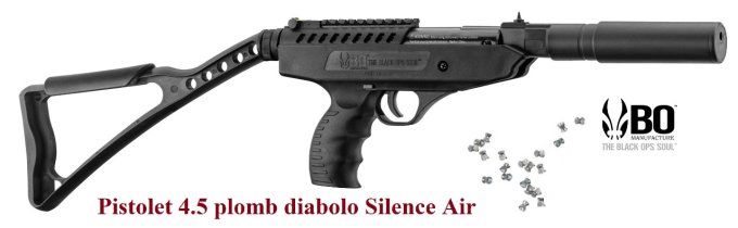 Pistolet à Air break barrel langley hitman Cal. 4.5 mm