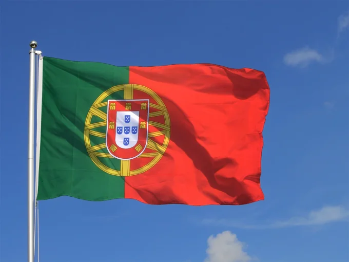 Drapeau nylon PORTUGAL  de 150 x 90   