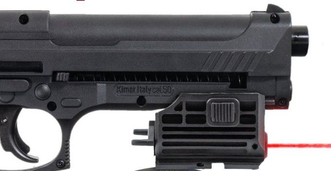 Pistolet  LTListol Alfa 1.5 + Laser  Cal 50 - 16 Joules