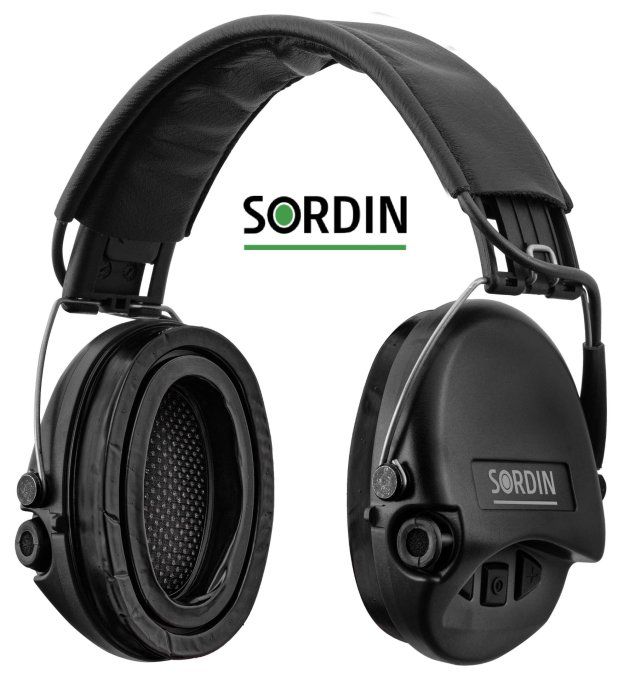 Casque actif supreme pro noir – Sordin – coussinet gel