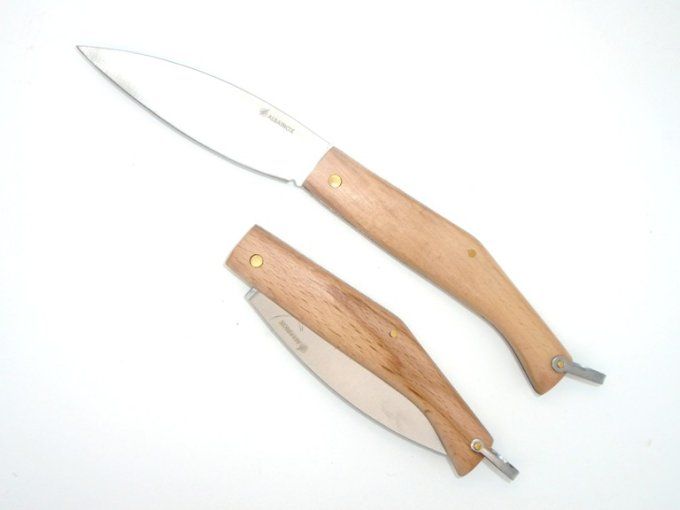 Couteau Pliant Bois Lame de 9.7 cm