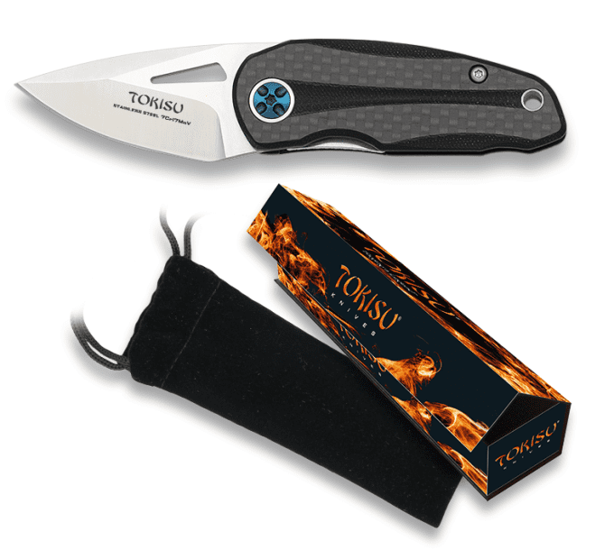 Couteau Pliant lame de 5 cm « TOKISU »   