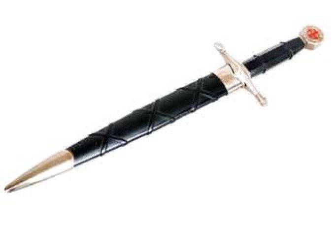 Dague d’ornement templière de 40 cm