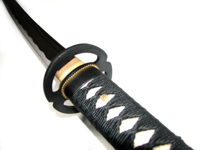 Katana Seigi pratical Lame MARU ( Bois noir )